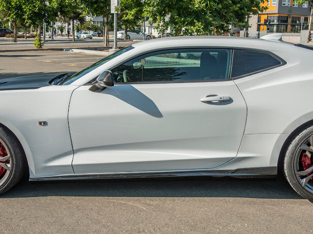 2016+ 6TH GEN CAMARO 1LE FACELIFT SIDE SKIRTS ROCKER PANELS GROUND EFFECTS